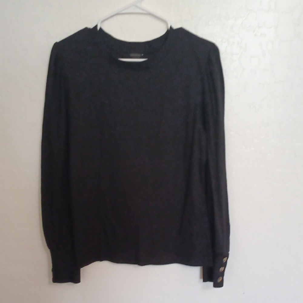 Ann Taylor Classic Black Knit Top